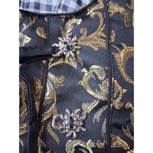 Edelweiss Creek Womens size Small Oktoberfest Dirndl Embriodered Milkmaid Dress - Picture 8 of 13